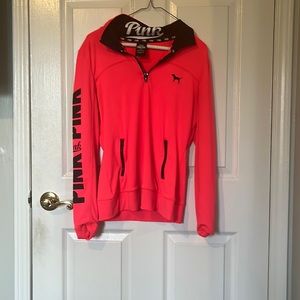 VS Pink top  with Black Zipper - great condition